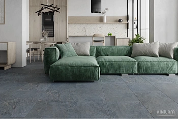 Кварцвиниловый ламинат CERAMO VINILAM GLUE 91907 Мальтийский Базальт Glue